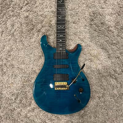 PRS 513 - Solid Brazilian Rosewood Neck - 2006 Blue Matteo image 2