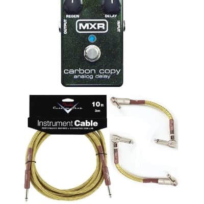 MXR M169 Carbon Copy Analog Delay Guitar Effects Pedal (Free FENDER 10FT & 2 PATCH) image 1