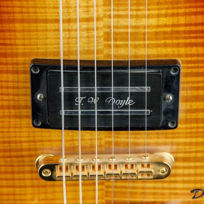 1998-2000 Harvey Leach Dragon, Mahogany/Maple/TW Doyle Pickups image 9