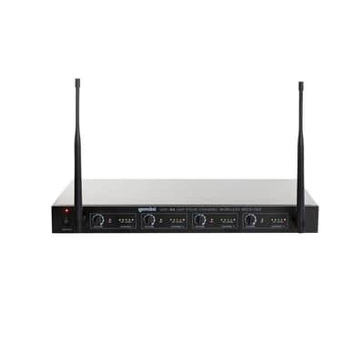 Gemini UHF-04M 4-Channel Handheld Wireless Microphone - 150' Range, Quad UHF image 3