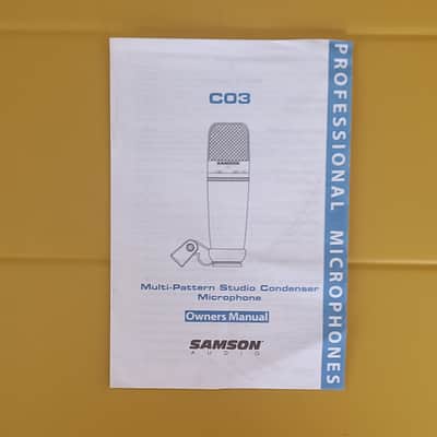 Samson C03 Large-Diaphragm Multi-Pattern Condenser Mic 2010s - Silver image 4