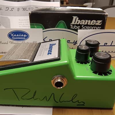 Ibanez TS9 Tube Screamer Keeley mod (Signed by Robert Keeley) image 1