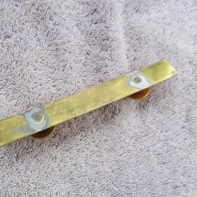 Bigsby Bridge Base Vintage Gold Plated Bigsby Bridge Base 1960's Era Cool! image 3