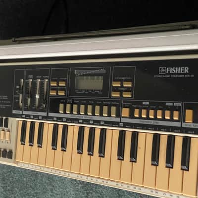 1980's FISHER SC-300K Portable Music Composer System Boombox Stereo w/Keyboard image 6