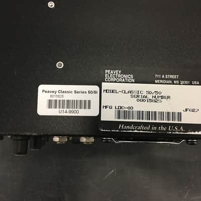Peavey Classic Series 50/50 Stereo Tube power amp image 13