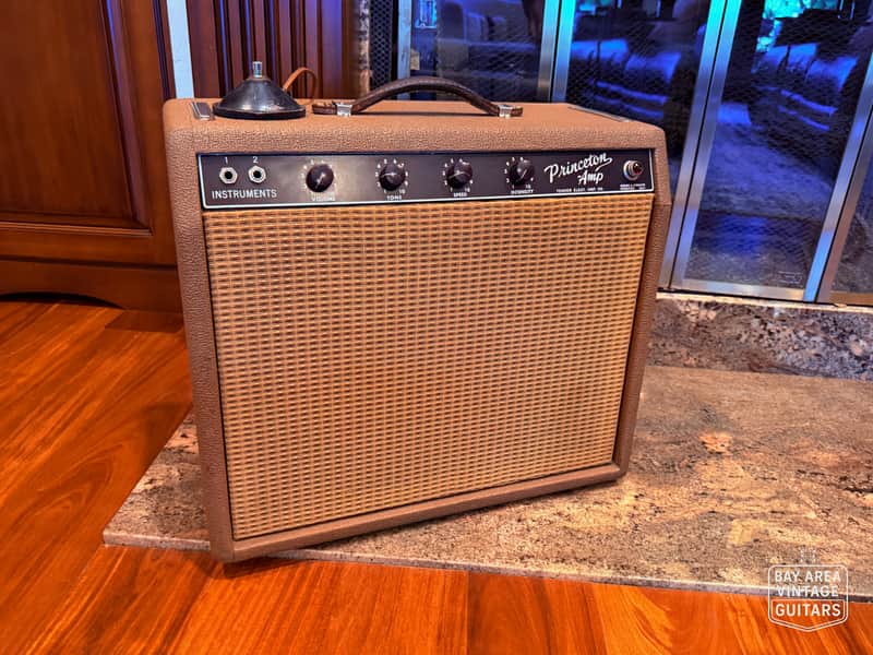 1962 Fender Princeton Combo Amp - Brownface image 1