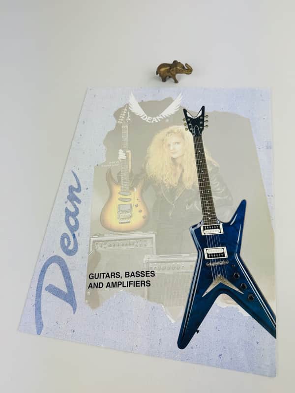 Dean Guitars, Basses & Amplifiers Foldout Brochure , Germany Issue 1989 image 1