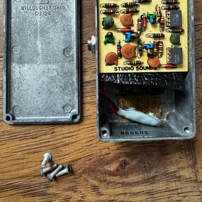 MXR M103 Blue Box Vintage Script 1974 Bud Box image 3