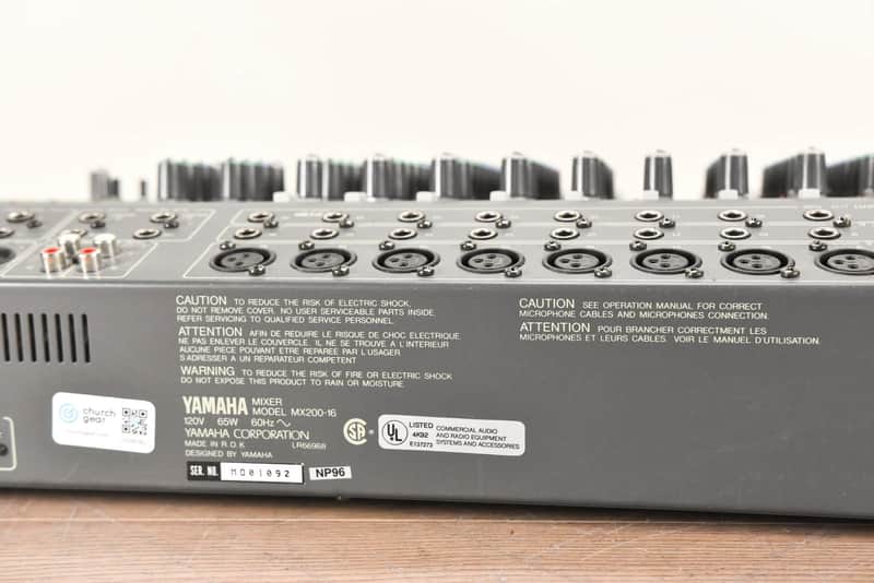 Yamaha MX200-16 16-Channel Mixer (church owned) CG003NJ | Reverb