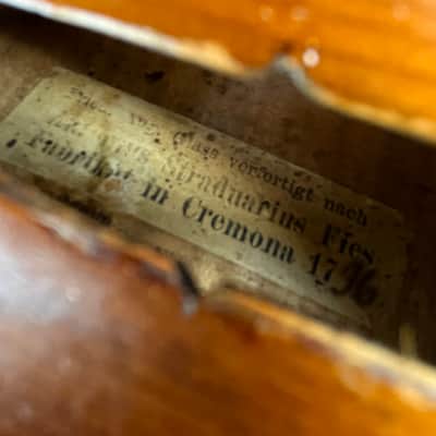 Friedrich August Glass II Violin, 1800’s or early 1900's image 14