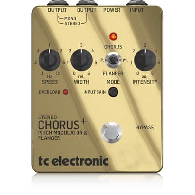 TC Electronic SCF SE Gold Stereo Chorus Flanger Pedal - Special Edition Gold image 1