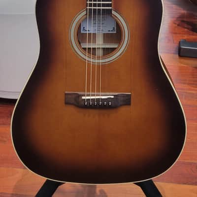 Gold Tone GT-Bell Solid Sitka Spruce Top Acoustic Electric Guitar with gig bag image 1