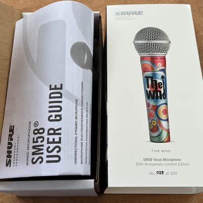 Shure Shure SM58 The Who 50th Anniversary Microphone Mic New in Box 29 of 300 image 13
