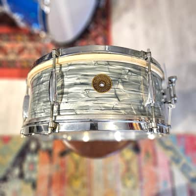 Gretsch Round Badge 14x5.5" Dixieland 6-ply Snare - Midnight Blue Pearl image 1