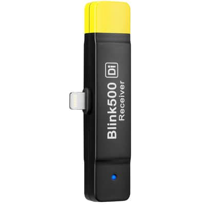 Saramonic Blink 500 RXDi Ultracompact 2.4 GHz Wireless Microphone Dual-Receiver for Apple iPhone and iPad with Lightning Connector and Battery-Free Op image 1