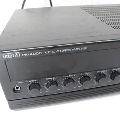 Inter M PA-4000 120 Watt 6 Input Powered PA Mixer Amplifier image 2