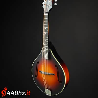 Eastman MD305E A-Style F-Hole Mandolin Sunburst w/ K&K Duotone Pickup image 2