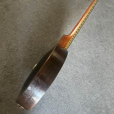 Unbranded vintage zither banjo - possibly W. Tremlett - with vintage leather case image 5
