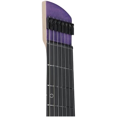 Legator Ghost 7 Super Shred 7-String Electric Guitar, Purple Flame image 7