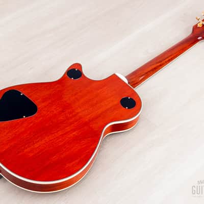 2020 Gretsch USA Custom Shop Stephen Stern Masterbuilt G6121CS Chet Atkins Western Orange Relic w/ Cowboy Case, CoA, Tags image 13