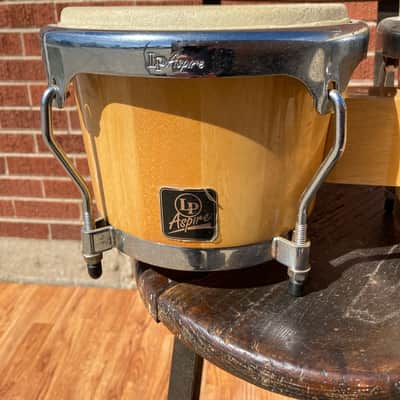 LP Aspire Bongos Natural Latin Percussion image 2
