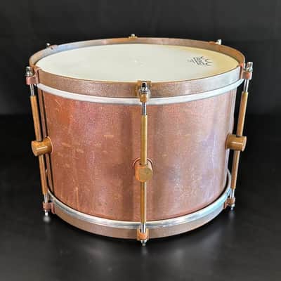 A&F Drum Co. Raw Copper Bop Drum Set (12/14/18) 2025 - Copper Patina image 10