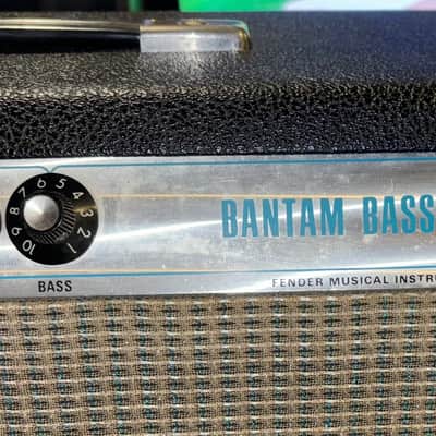 Fender Bantam Bass 2-Channel 30-Watt 1x15" Guitar Combo 1969 - 1970 Silverface image 4