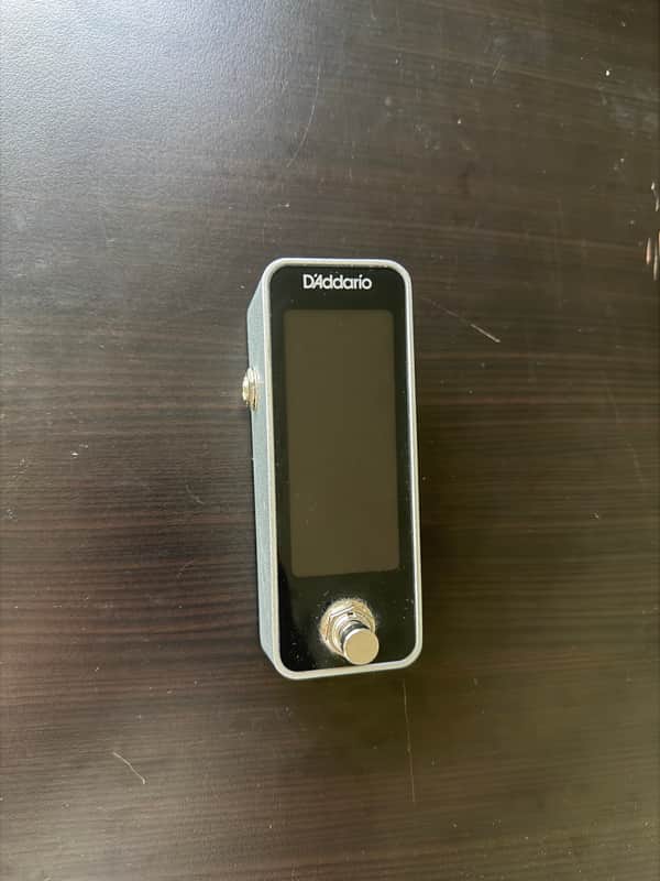 D'Addario PW-CT-20 Chromatic Pedal Tuner 2017 - Present - Black / Silver image 1