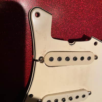 Fender Stratocaster 1967 Original Loaded Pick Guard. 1967 White image 4