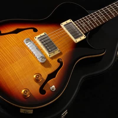 Paul Reed Smith (PRS) 2008 Singlecut Hollowbody I 10Top Tri-Color Sunburst Wide Fat Neck [136034] (03/04) image 4