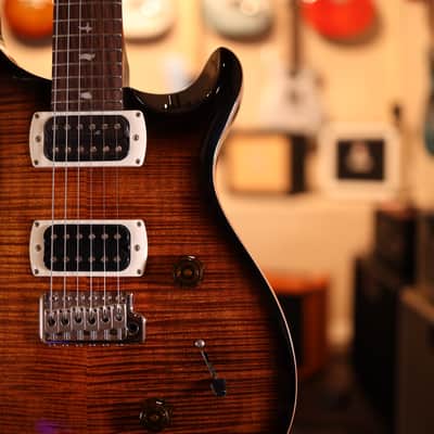 PRS SE Custom 24 - Black Gold Burst 0600 image 4