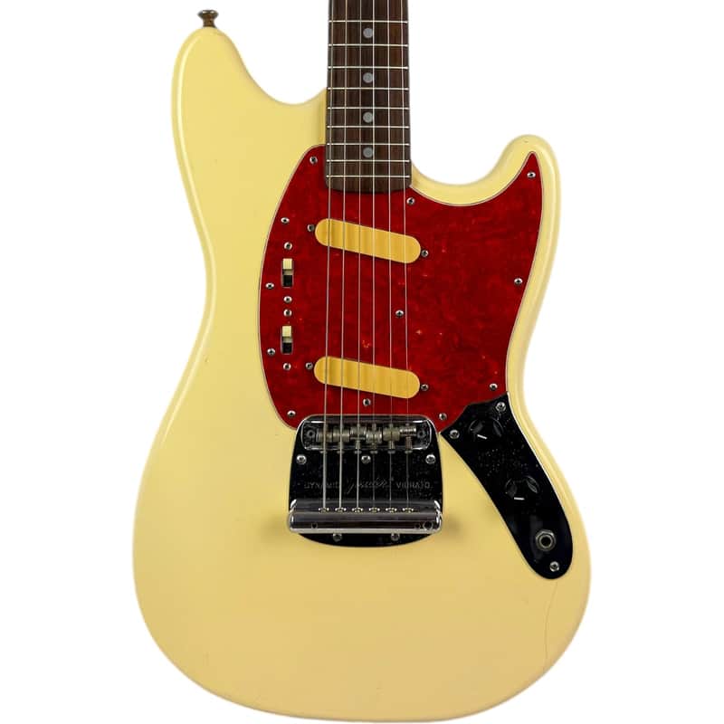 Fender Japan 69 Reissue Mustang 1995-1996 - Vintage White image 1