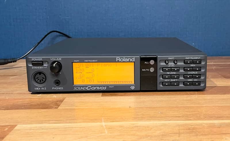 Roland Sound Canvas SC-55 MIDI Sound Generator | Reverb