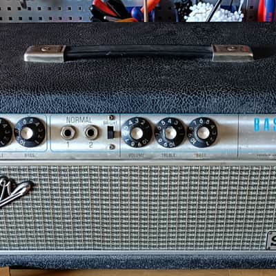 1967 Fender Bassman AB165 Drip Edge "Blackline" - Export Multi-Voltage - Blue Molded Caps image 1