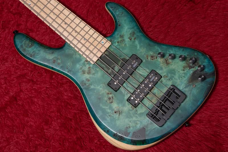 【new】Capurso Guitars / Spiral Deluxe 5st Burl Top Sea Green Burst 3.795kg 【GIB Yokohama】【price included SHIPPING & IMPORT TAX & VAT】 image 1
