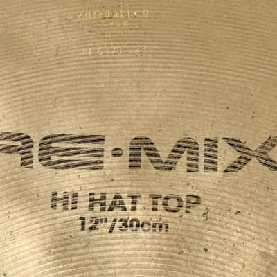 1998 12” Zildjian REMIX HIHATS 664g 965g image 2