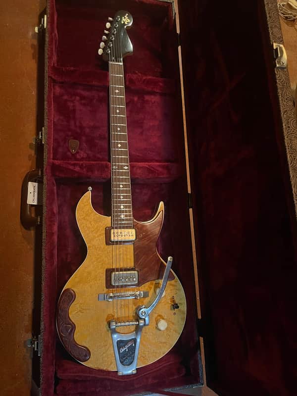 Williams Guitars USA Western PA 2023 - Vintage Yellow with Bigsby image 1