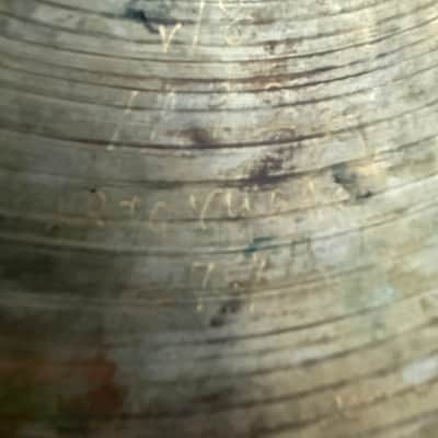 Manabu Yamamoto ART CYMBAL 16” ART CYMBAL 18” THIN - Hammered and Pre Patina’d PROTOTYPE image 4