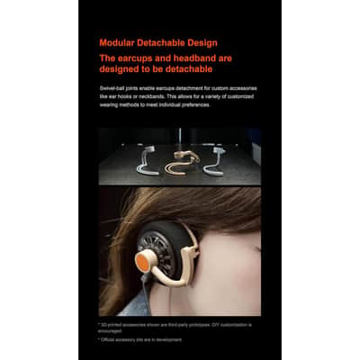 MoonDrop: Old Fashioned 40mm On-Ear Headphones image 6
