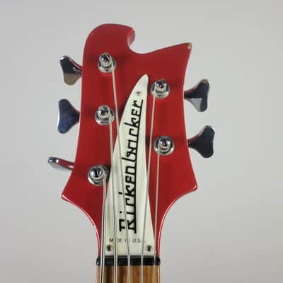 1986 Rickenbacker Five String 4003S/5 - Ruby Red With OHSC image 3