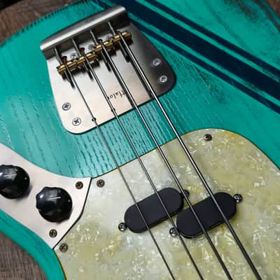 MyDream Partcaster Custom Built - Heavy Relic Green Competition Dreamsongs Halon image 3
