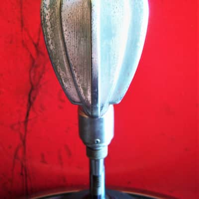 Vintage RARE 1940's Turner 34X modified dynamic microphone Satin Chrome with cable # 2 image 8