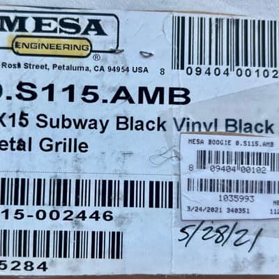 Mesa Boogie Subway Ultra-Lite 1x15" Bass Speaker Cabinet 2010s Various image 2