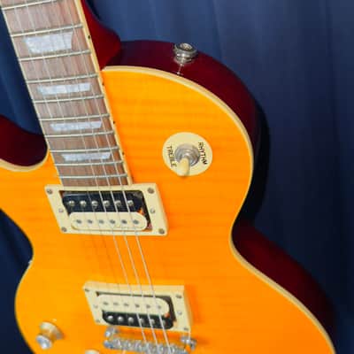 Agile Lefty Les Paul Copy Signed by Dweezil Zappa in 2018 image 10
