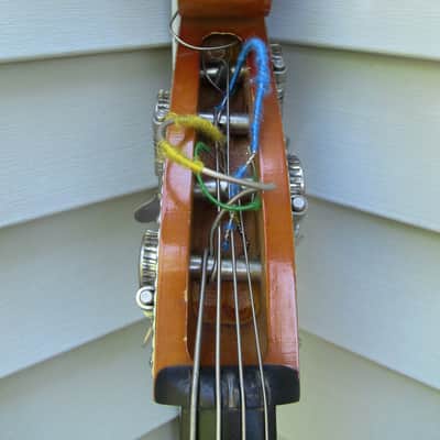 Engelhardt M3 1/4 size laminated upright bass USA 1991 with bag image 3
