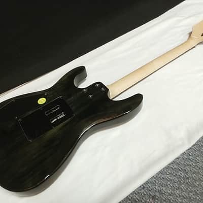 DEAN Custom 350 F Floyd electric GUITAR new Trans Black w/ HARD CASE- C350F - Tremolo image 6