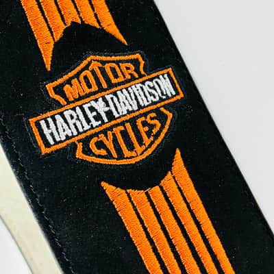 Harley Davidson HD-S007 Suede Guitar Strap – NOS 2005 image 4