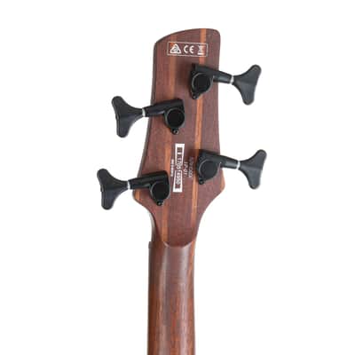 Ibanez Bass Workshop SRH500F-NNF Aerium Fretless Natural Browned Burst Flat - 4-String Electric Bass image 5
