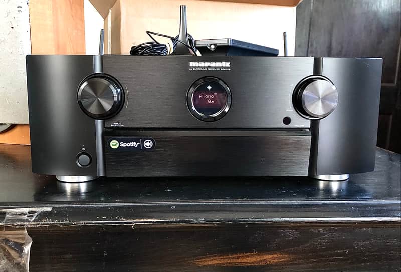 Marantz SR6009 7.2-Channel 4K UHD Network Receiver with Wi-Fi, Bluetooth, AirPlay, Phono +Remote, Calibration Mic & Power Cord *WORKS GREAT!* image 1