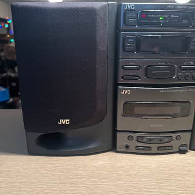 JVC UX-A4 Micro Stereo System Cassette CD Radio AUX Extremely Rare Tested Works image 3